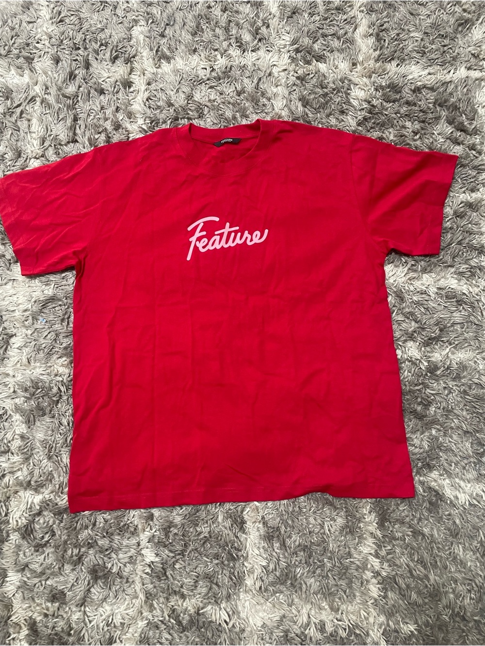 Feature Script Tee - Savvy Red